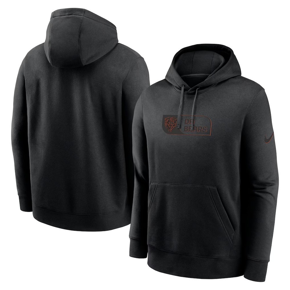 Nike® (Men's SMALL) Chicago Bears Edge Pack™ French Terry Club Hoodie - $90